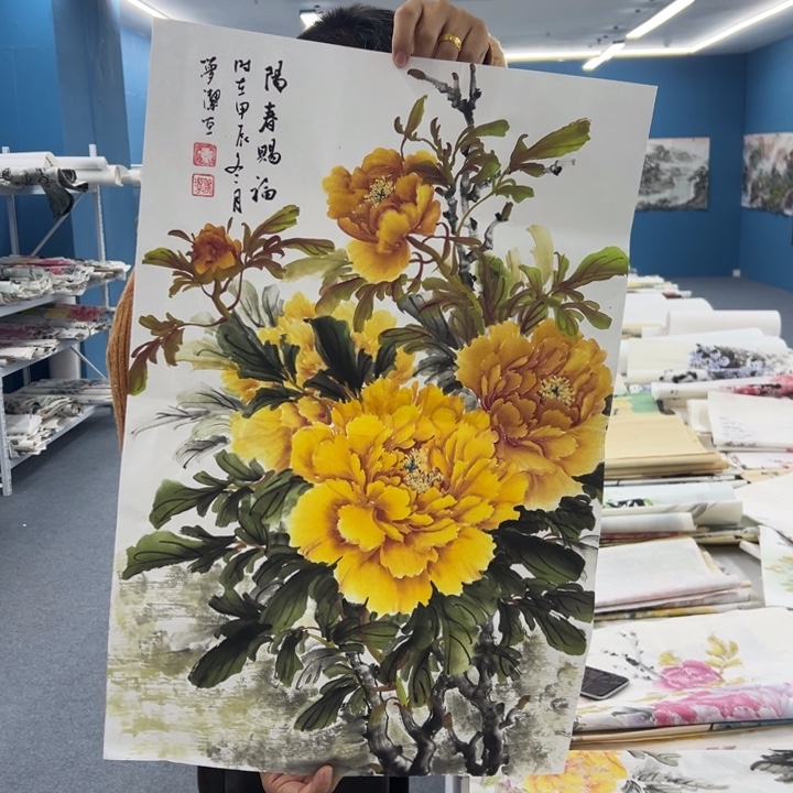 国画国画纯手绘作品欣赏