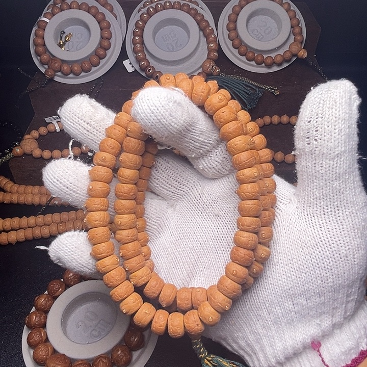 手串凤眼菩提12.5mm精工药片108高油高密不漏仓