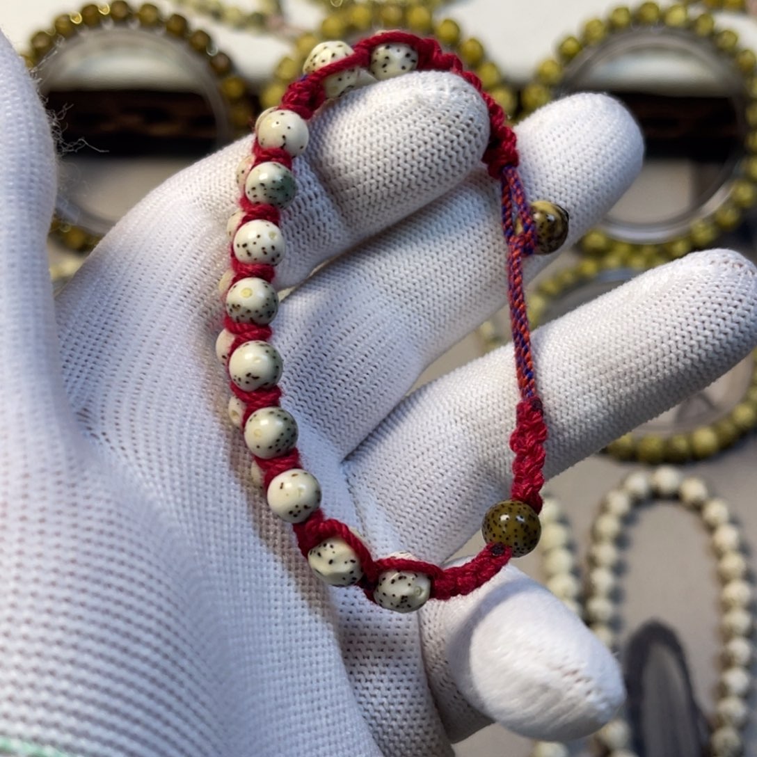 星月菩提手串7圆龙蛋DIY星月手串