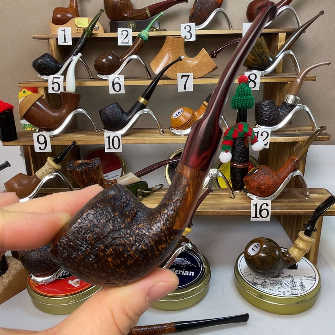 回***毒石楠木烟斗86同款