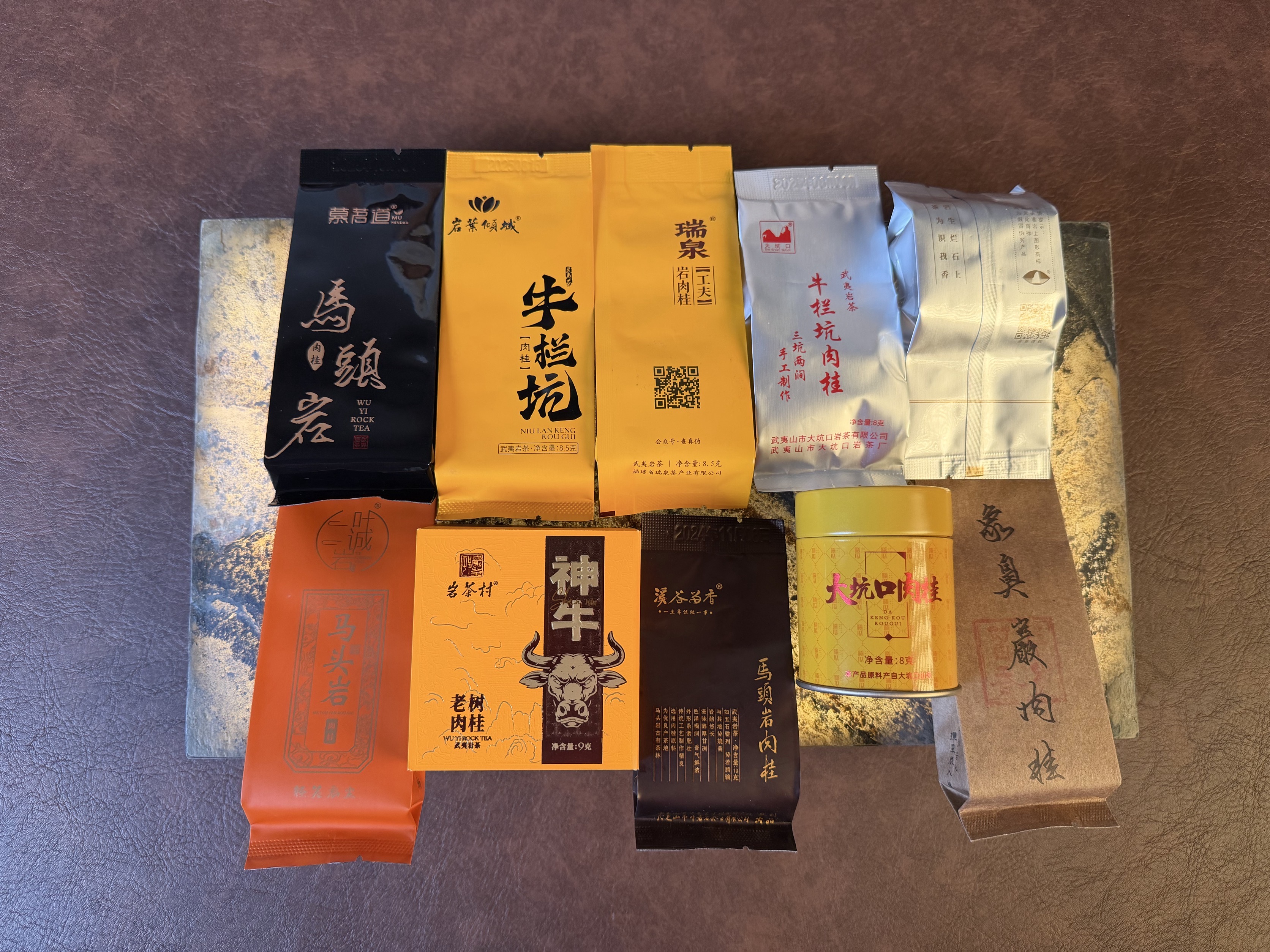 【视频同款】十款各品牌岩茶肉桂散泡组合体验装（10泡）