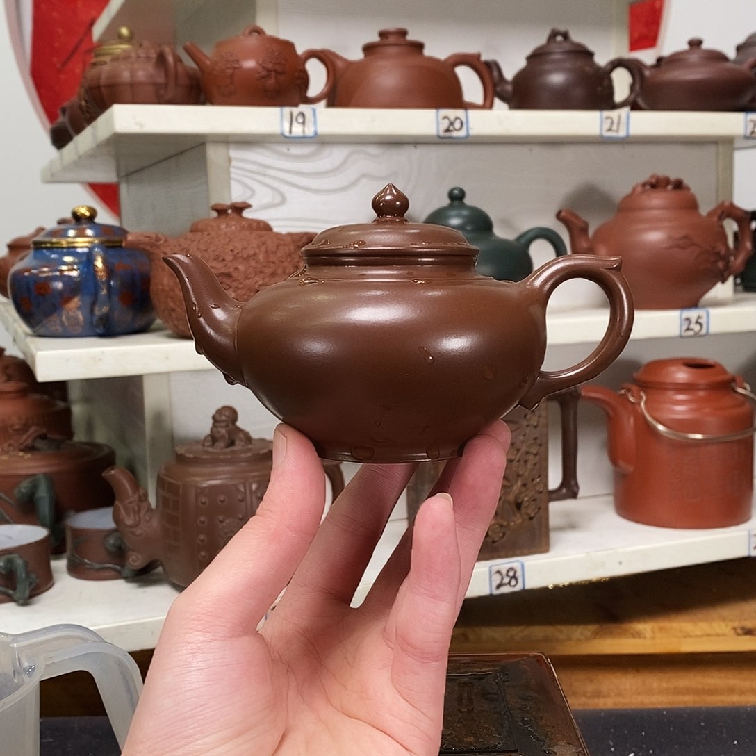 紫砂茶壶张*生全手工制作