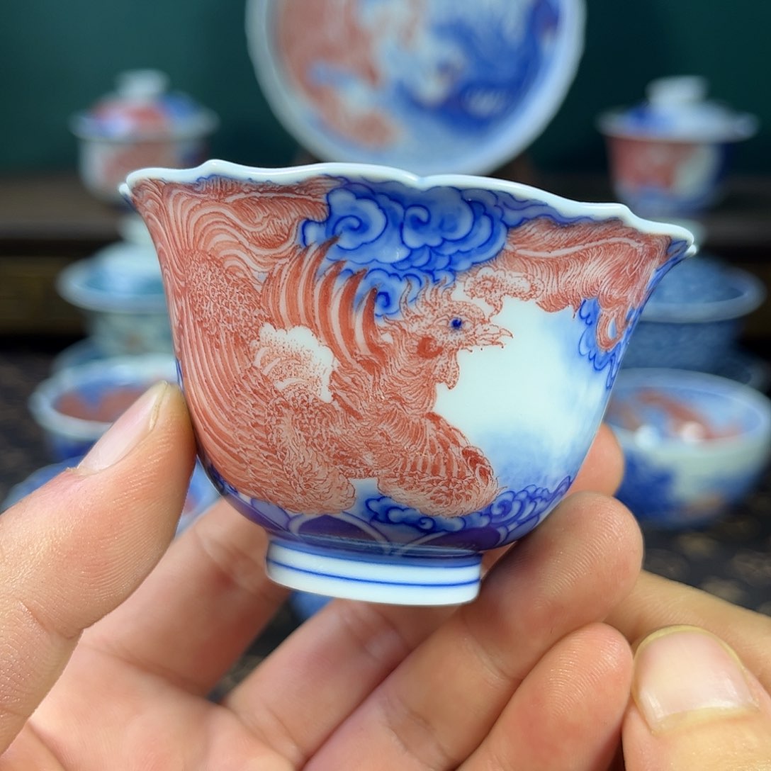 瓷片自成堂景德镇手工手绘