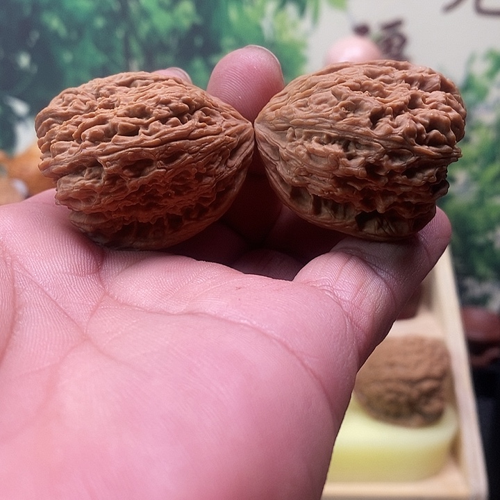 吊坠文玩核桃拉丝凹底小天残