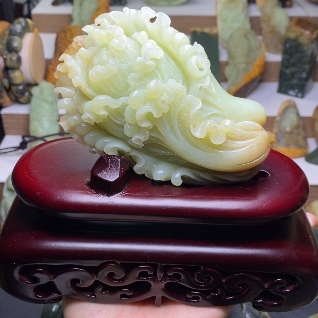岫岩老玉（透闪石质玉）手把未镶嵌?****?
