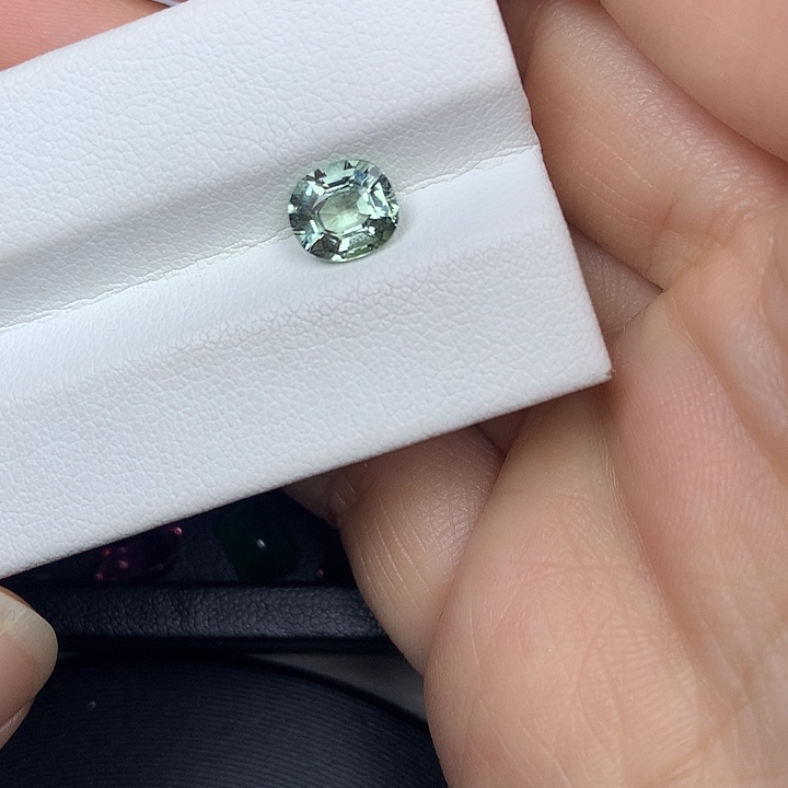 未镶嵌碧玺裸石1.18ct薄荷绿碧玺