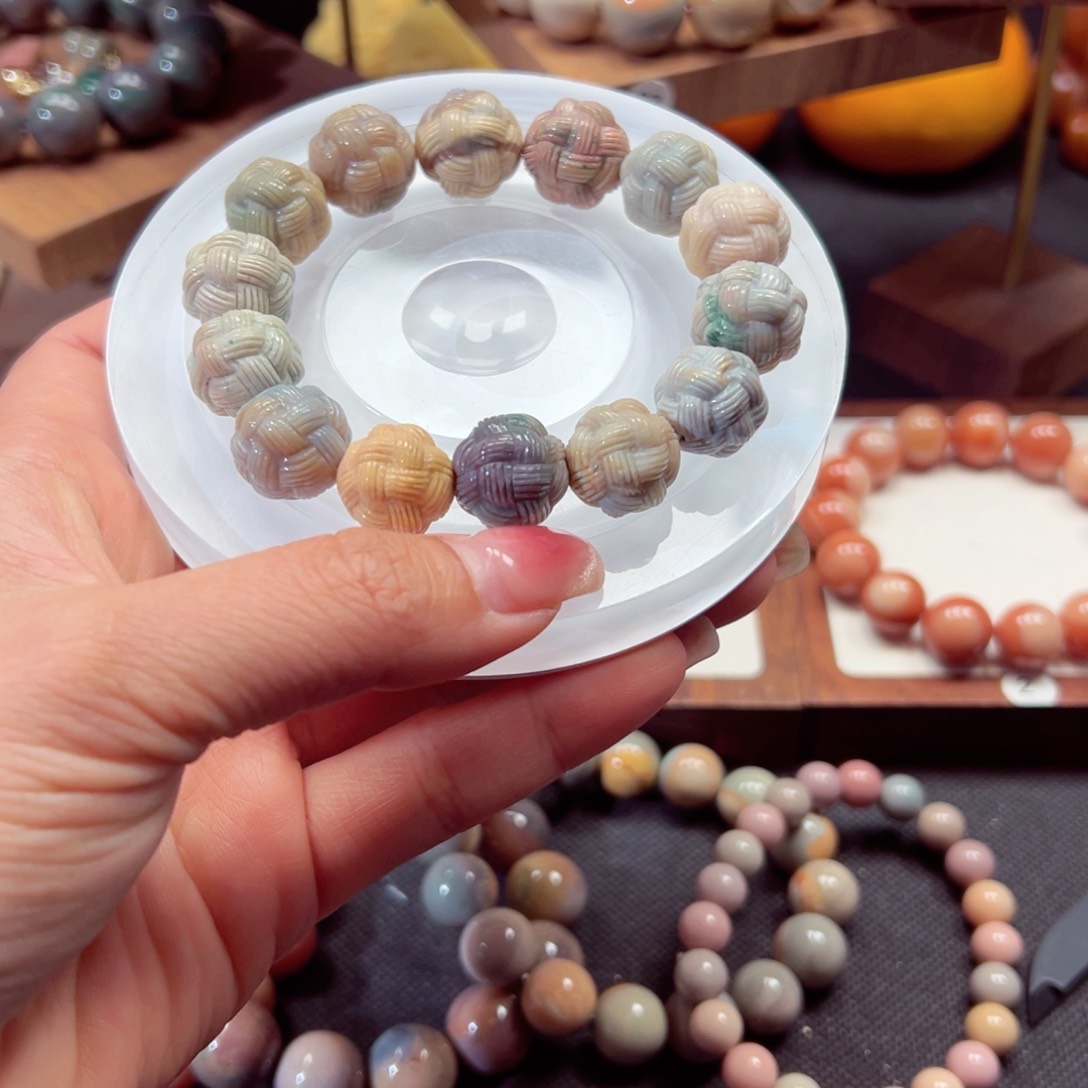 石英质玉手链未镶嵌幸****