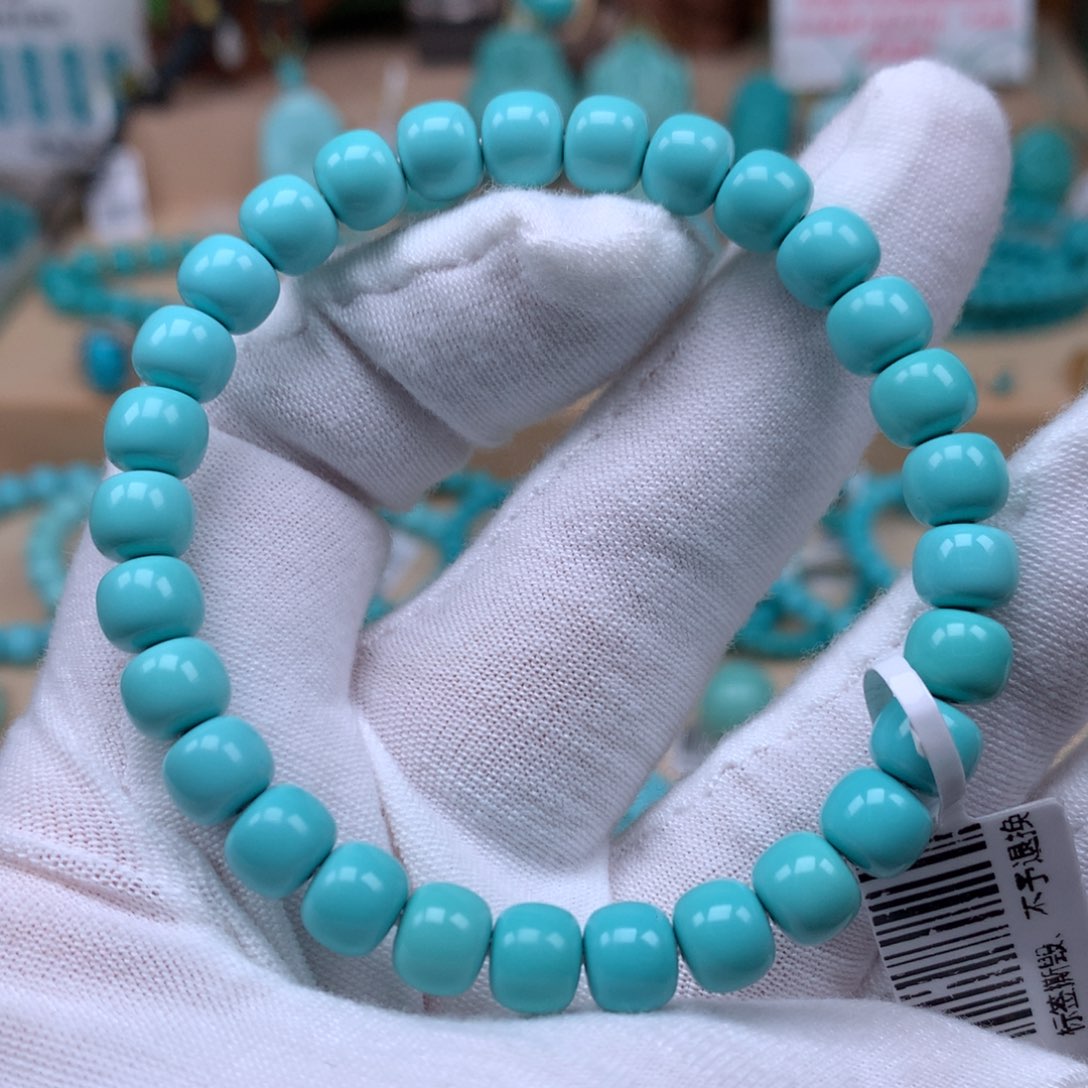 绿松石精品7.2mm未镶嵌