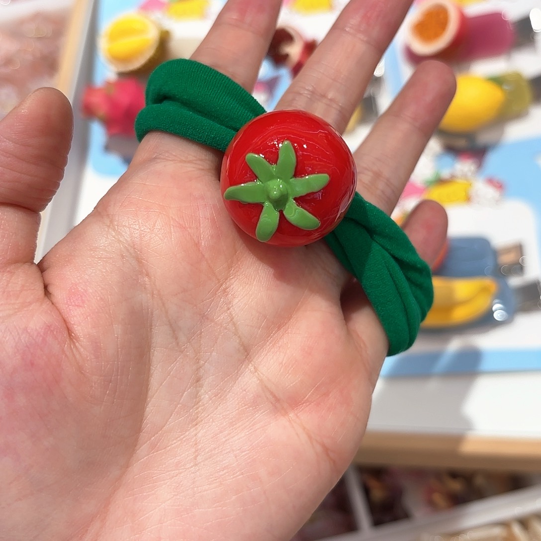 醋酸非金属西红柿发圈