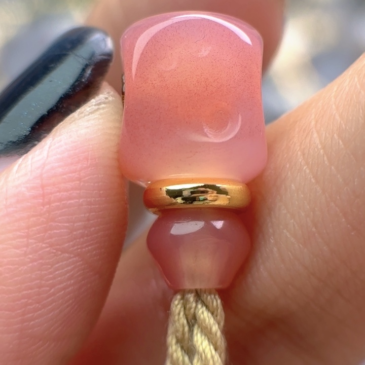 玛瑙/玉髓未镶嵌文玩配饰适配3-7mm的串