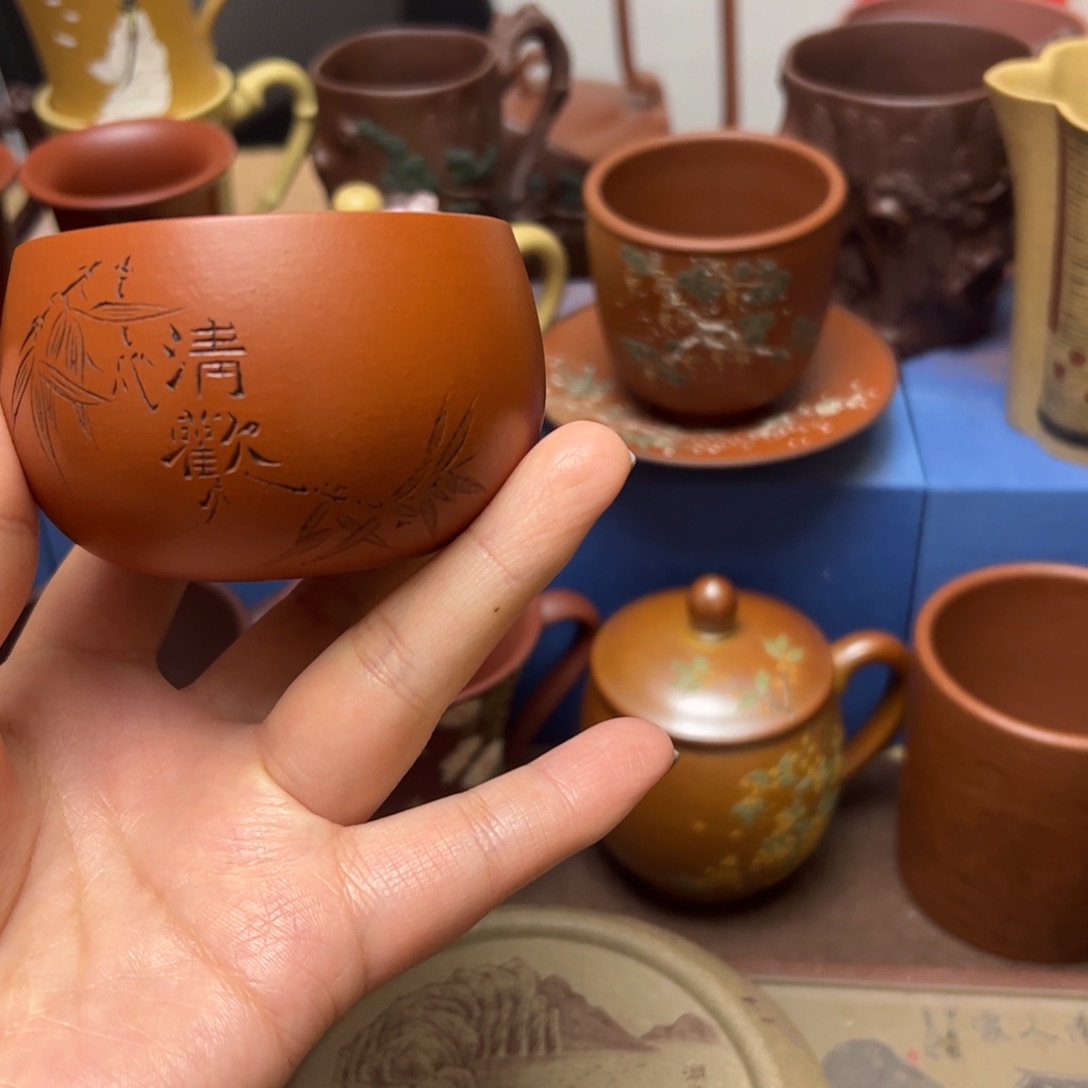 紫砂茶杯紫砂主人杯