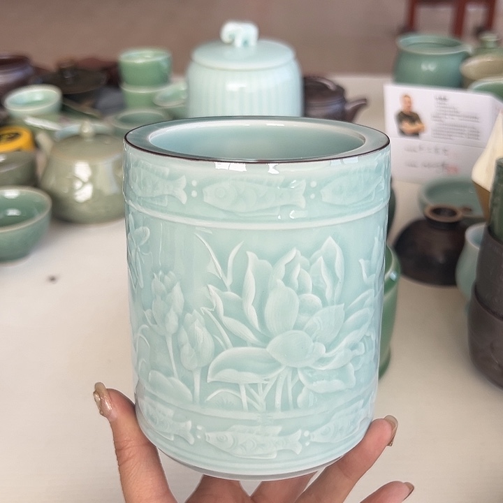 小米茶器龙泉青瓷