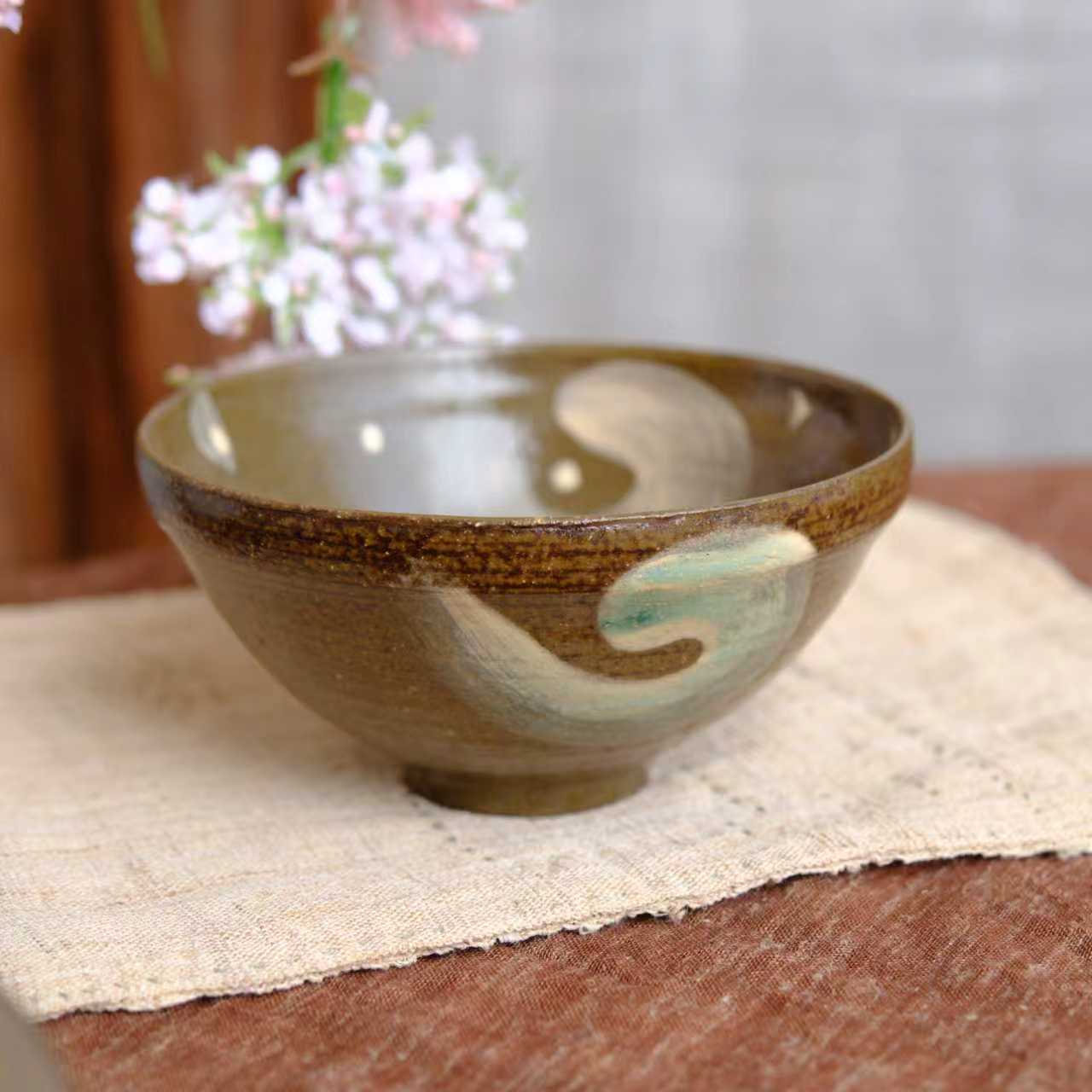 小喜宅 飞天折边碗（口径约12.5cm，高度6cm）