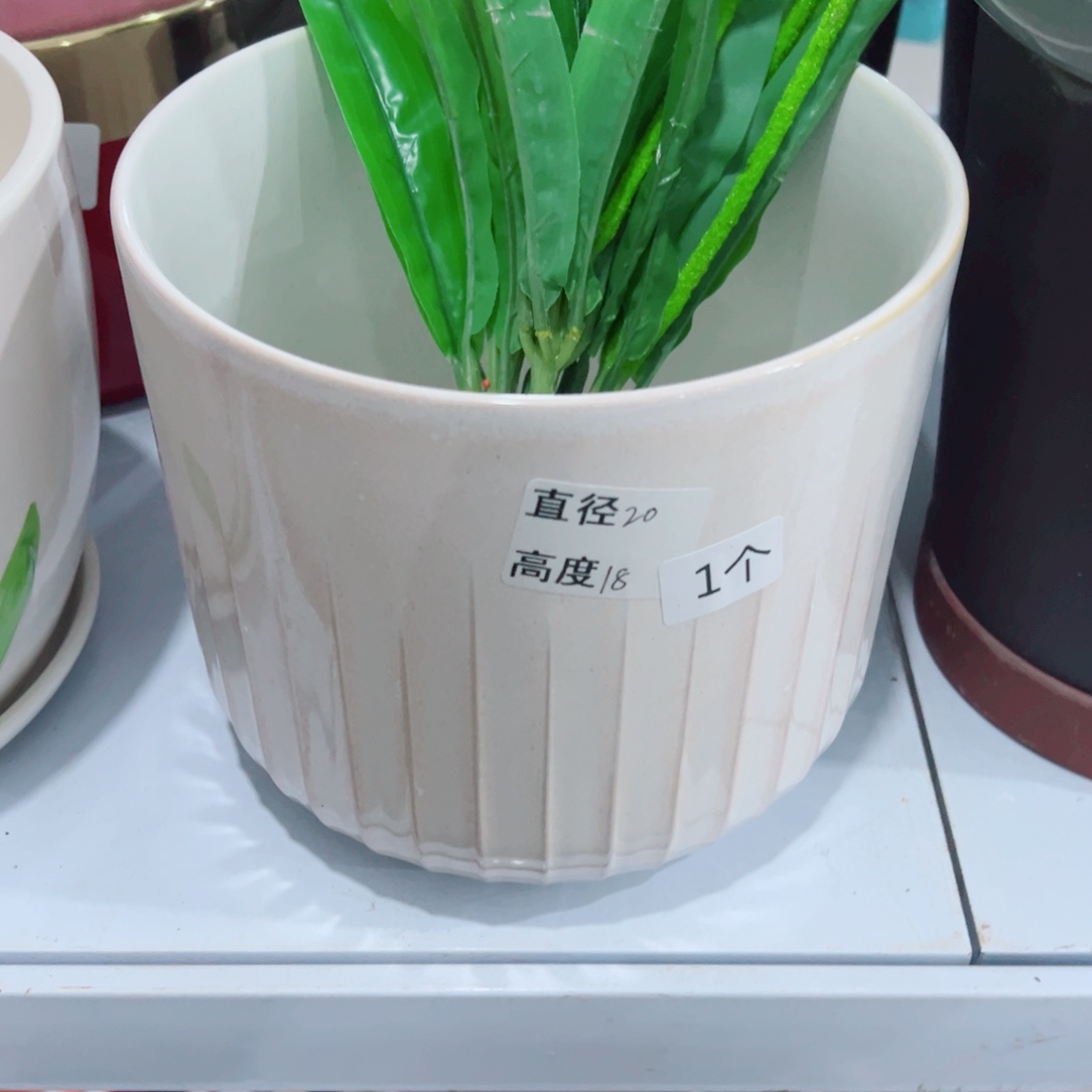 有孔，陶瓷花盆满10米包邮发货