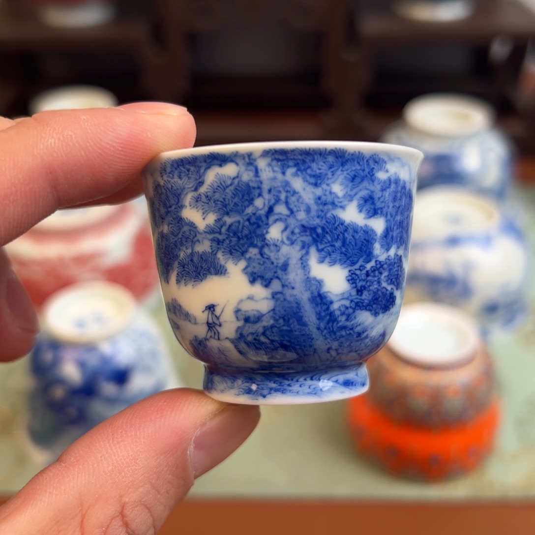 瓷片景德镇瓷器手工手绘