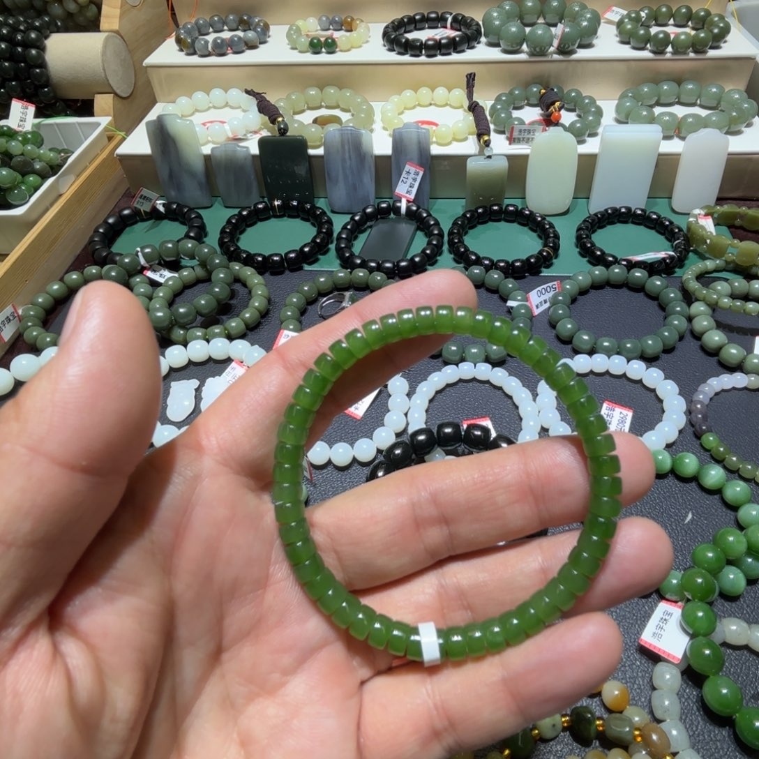 和田玉手链未镶嵌