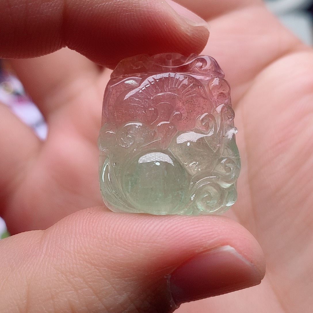 碧玺吊坠(不含链)未镶嵌碧玺吊坠