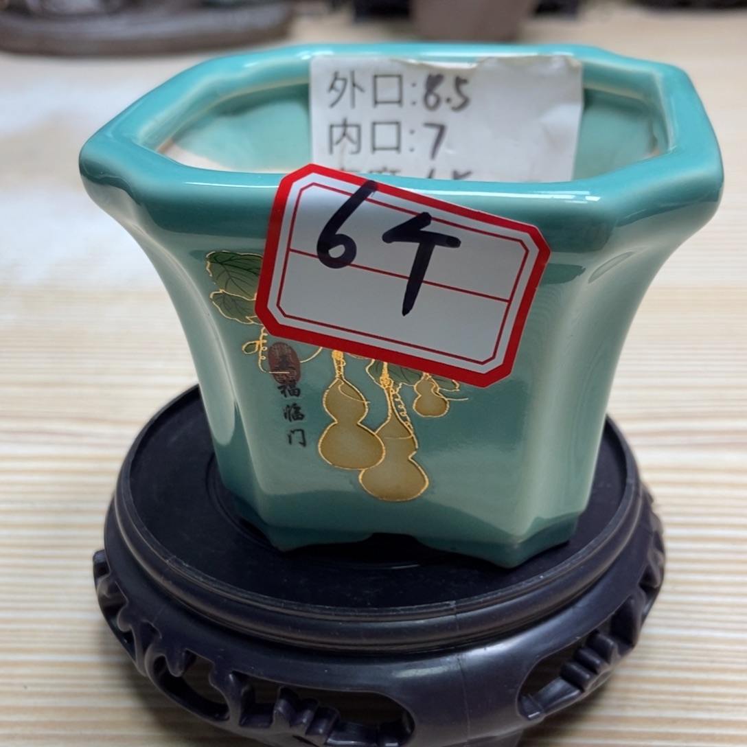 瓷片陶瓷花盆陶瓷艺术