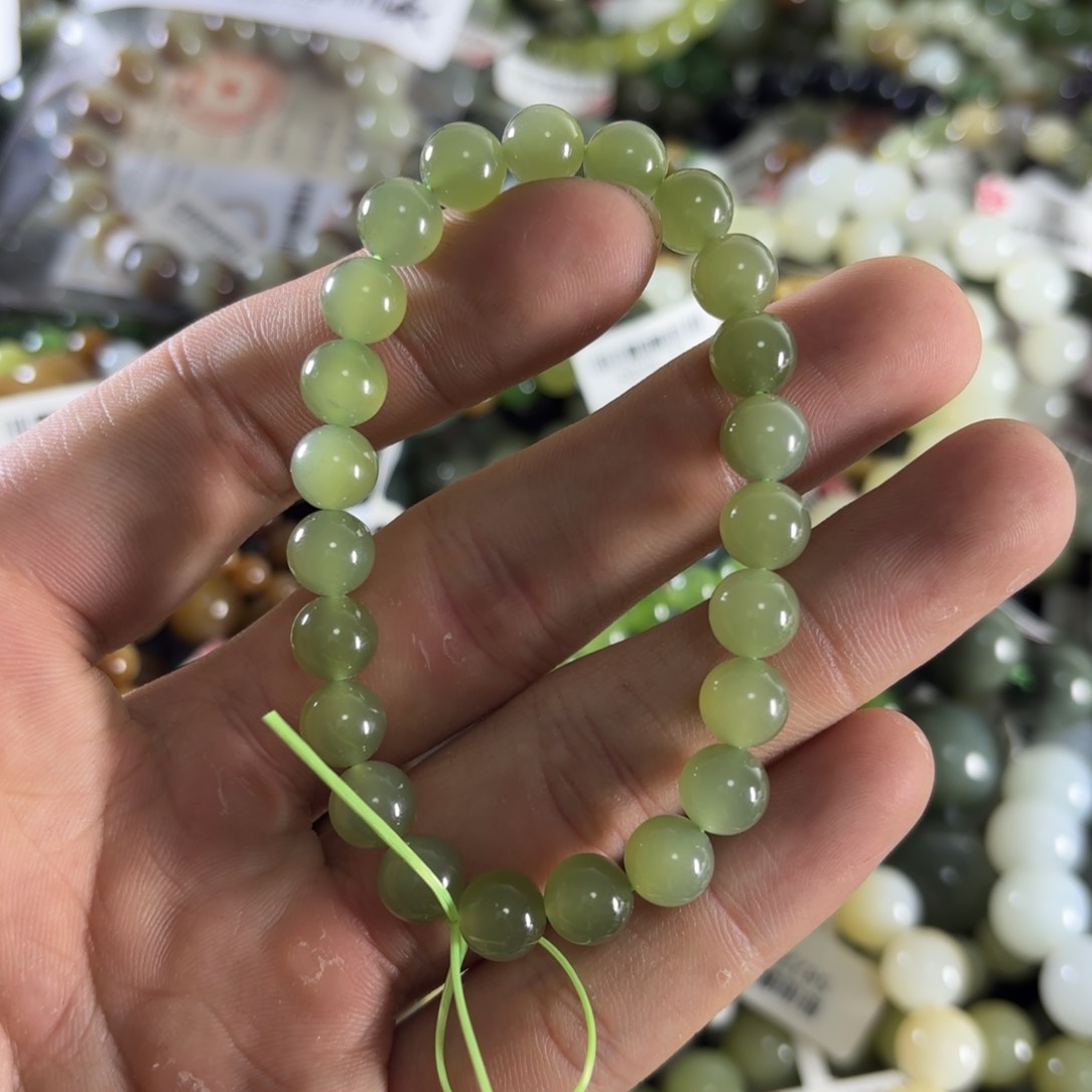 和田玉手链未镶嵌27