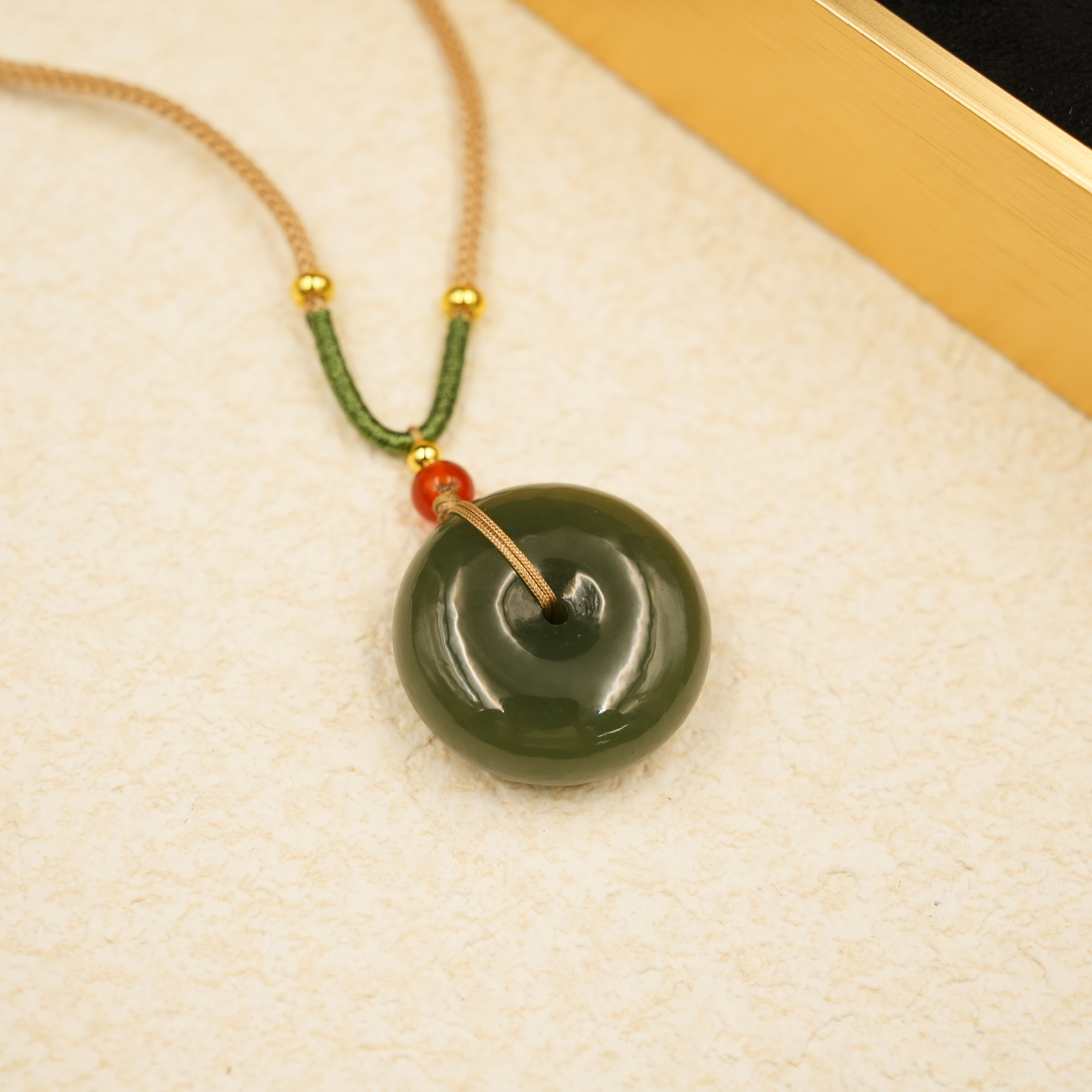 【迟锐专属】和田玉且末蓝平安扣-多样性发一件-DB86016