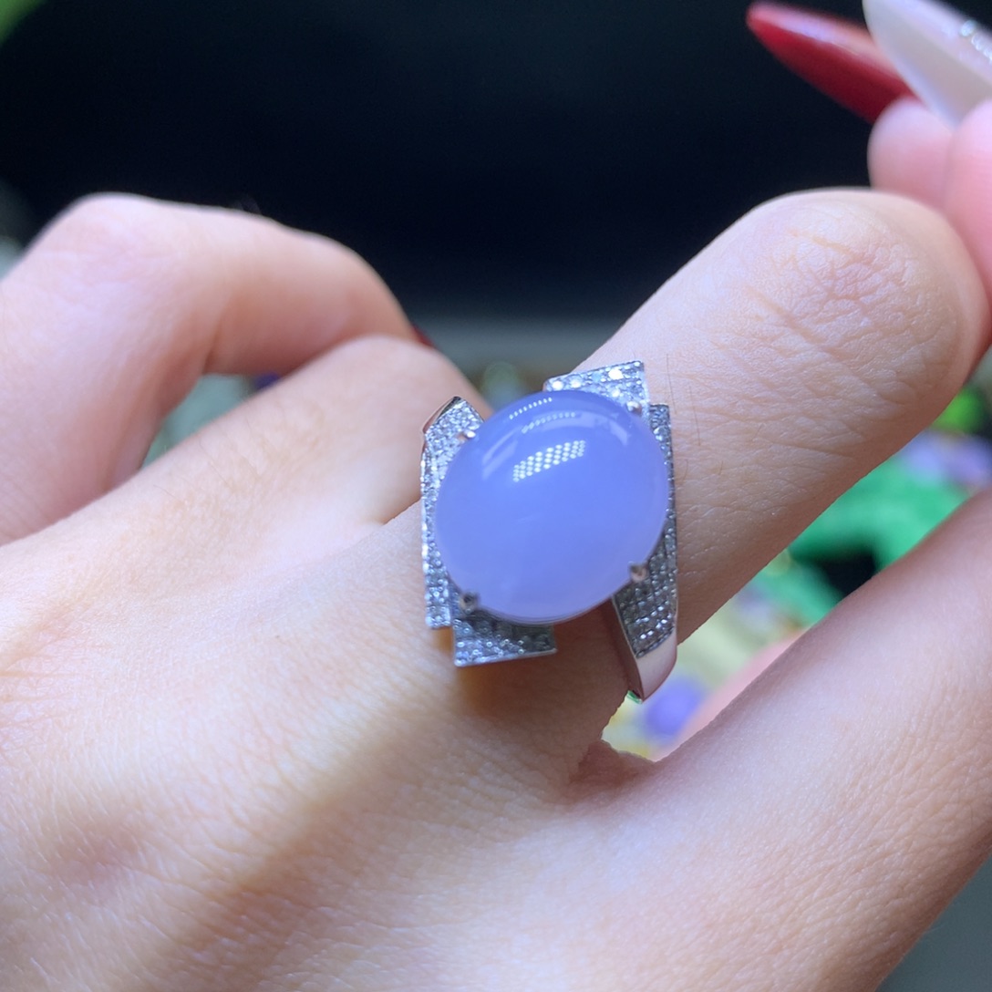 翡翠颈饰18K金镶嵌天然