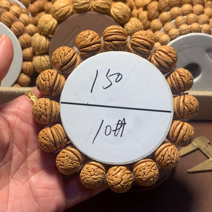 ****️手串桃核10#野生盘锦肌肉