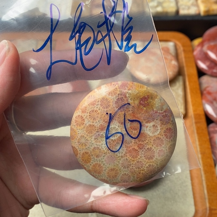 硅化玉颈饰未镶嵌大*橙