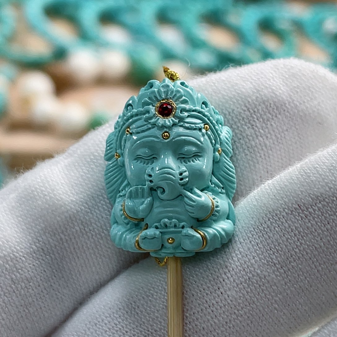 绿松石珠宝奇石未镶嵌