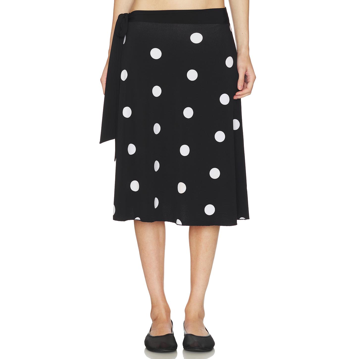 FRANKIES BIKINIS MAY MODAL MIDI 半身裙 黑色