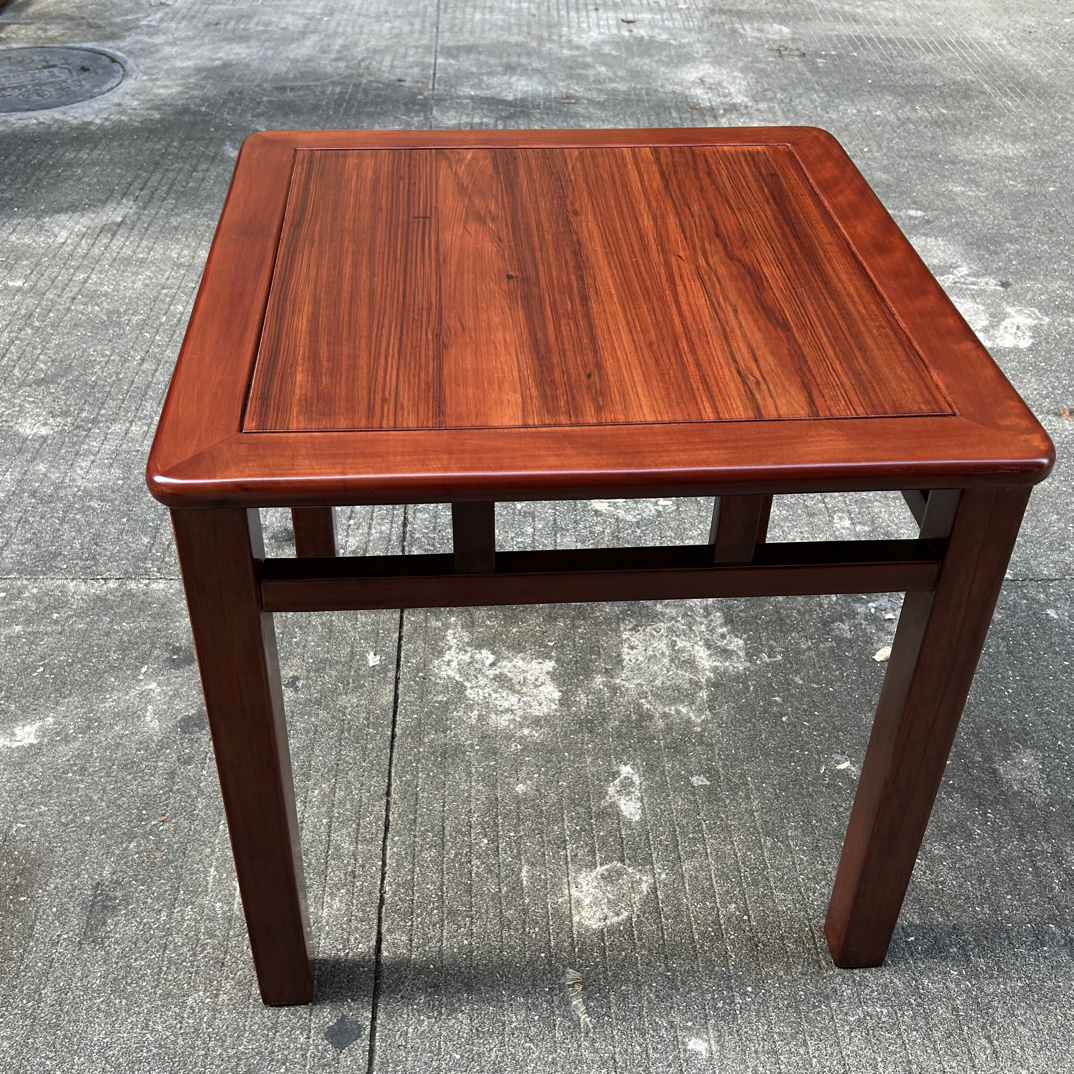 乌金木2号小方桌榫卯结构小饭桌新中式家用古典两用方桌