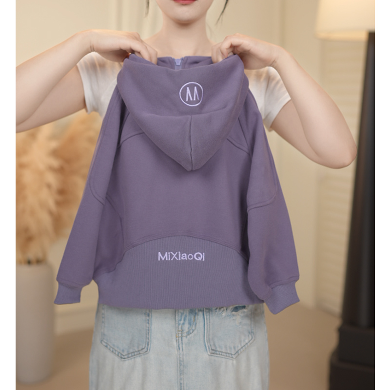 秋季新款韩版儿童连帽开衫外套时尚休闲百搭宽松外套