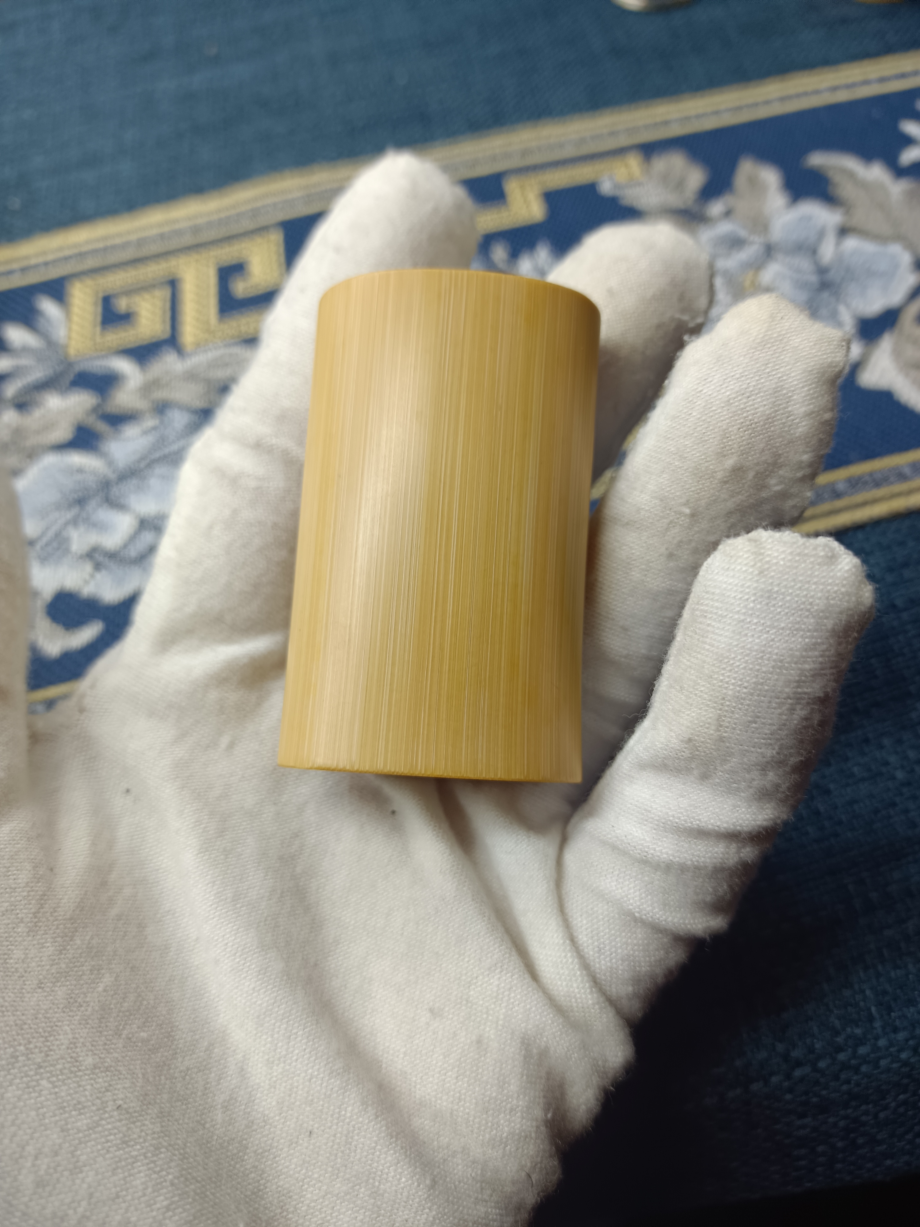 竹雕，实心玉竹，素料