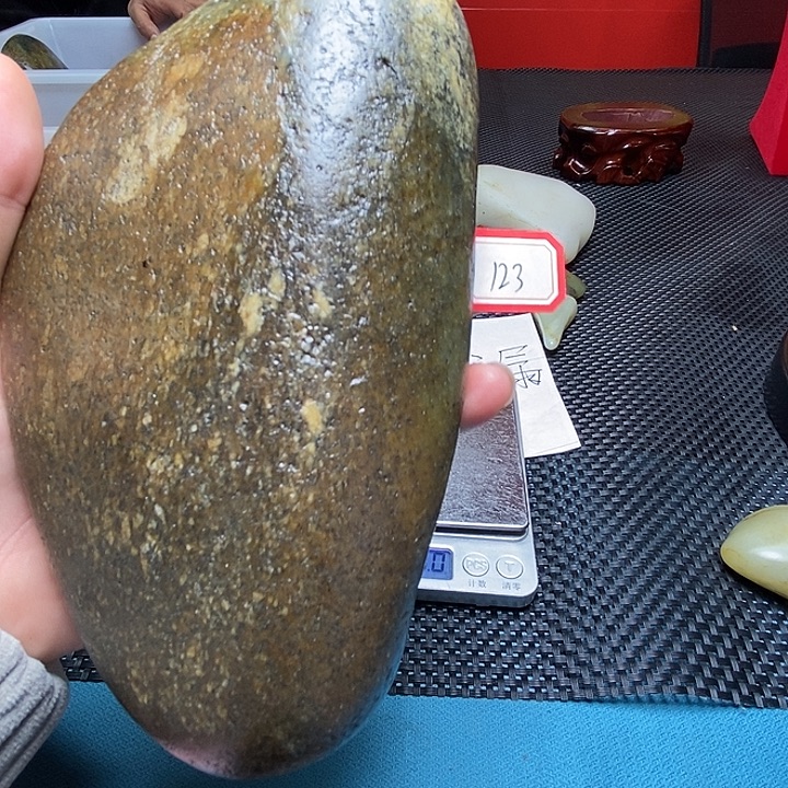 和田玉未镶嵌挂件123