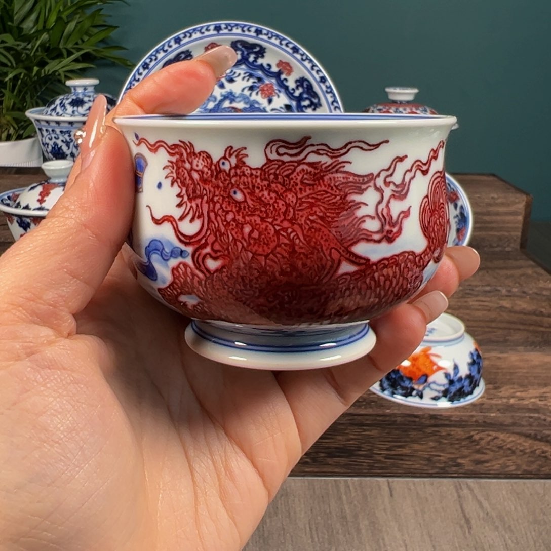杯子景德镇永明尚玩手绘陶瓷