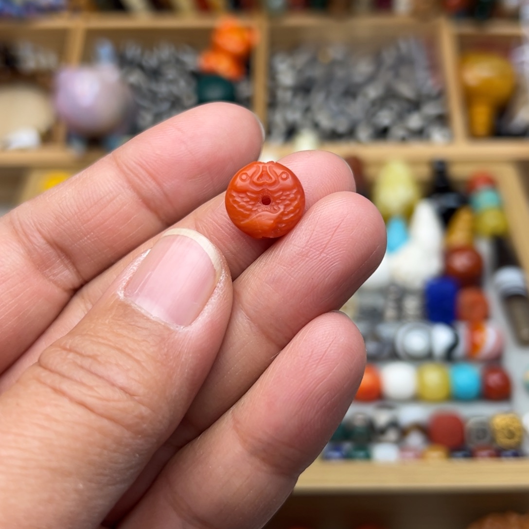 南红玛瑙双鱼未镶嵌