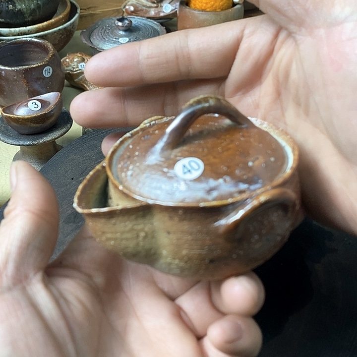 杯杨*大手工粗陶、柴烧茶器