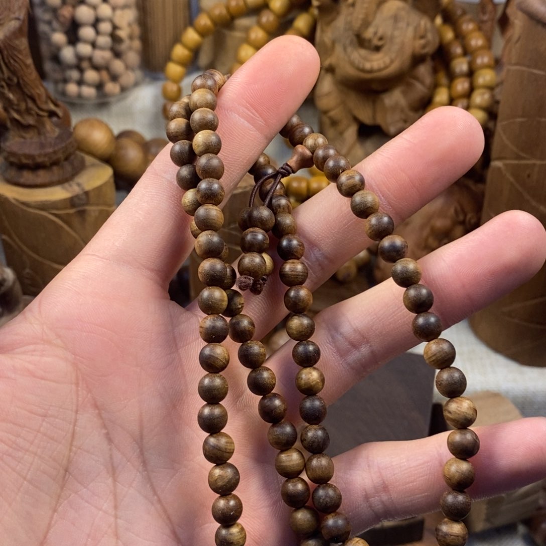檀香木手串/手链焦糖0.6