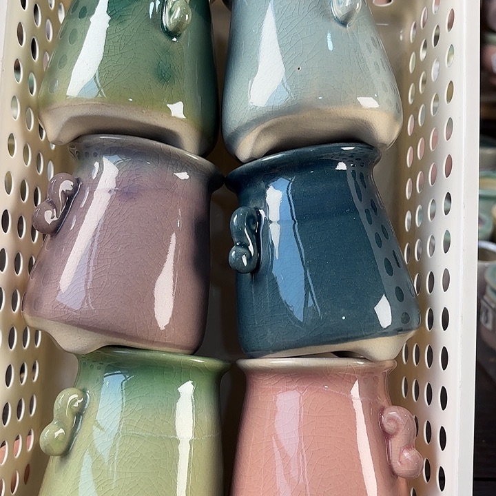 红陶量货/口高深浅搭配发4个