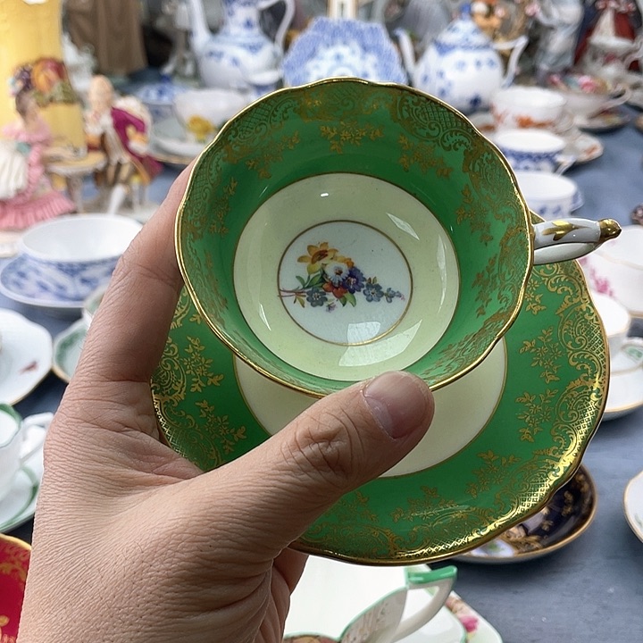 海外瓷器中古欧瓷小房子