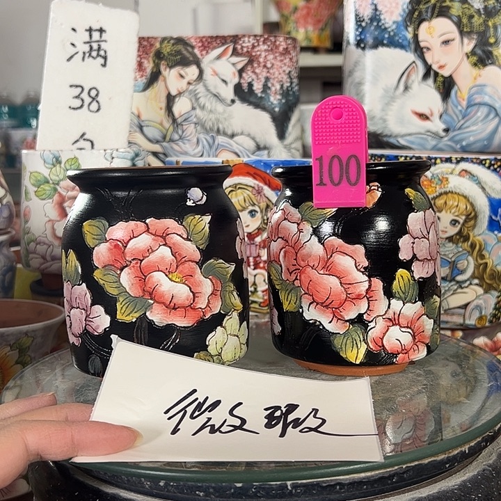 景德镇手绘花盆性价比超高