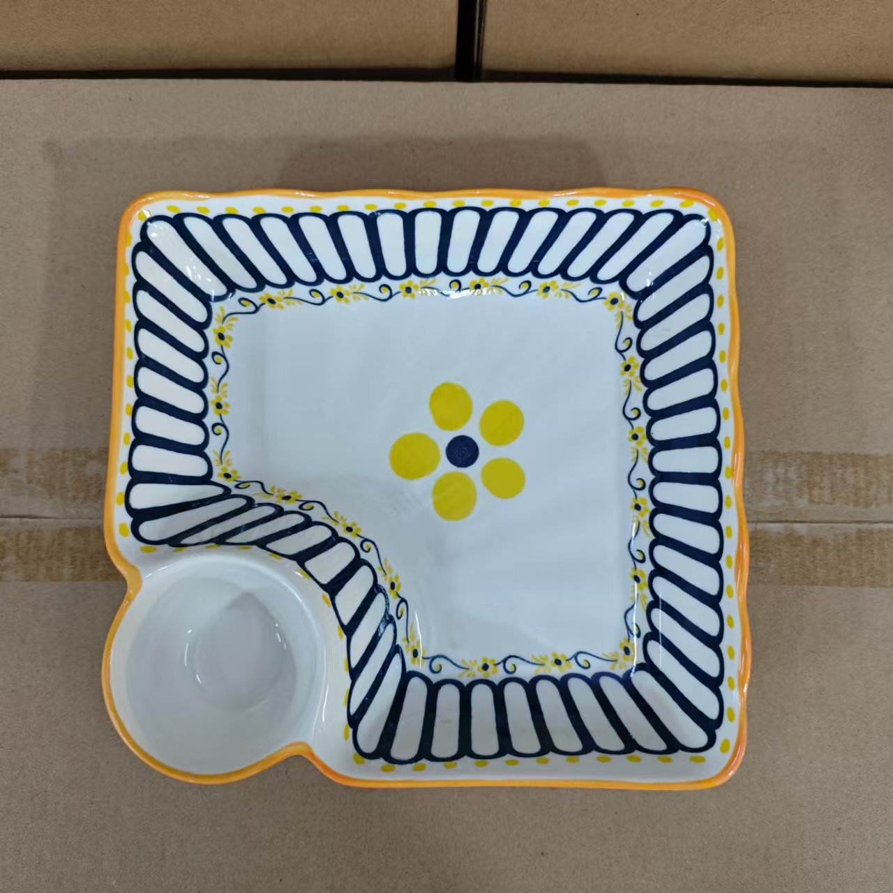 家用陶瓷小型饺子盘