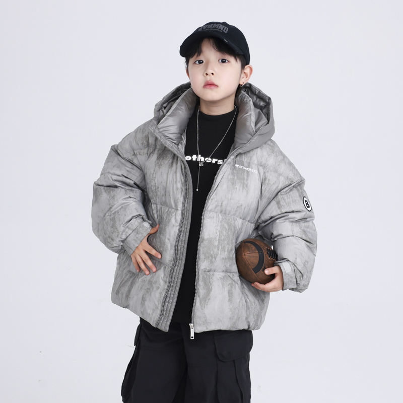 BABY&HH【现货现发】儿童新款韩式潮流酷帅冬季羽绒服加厚保暖外套