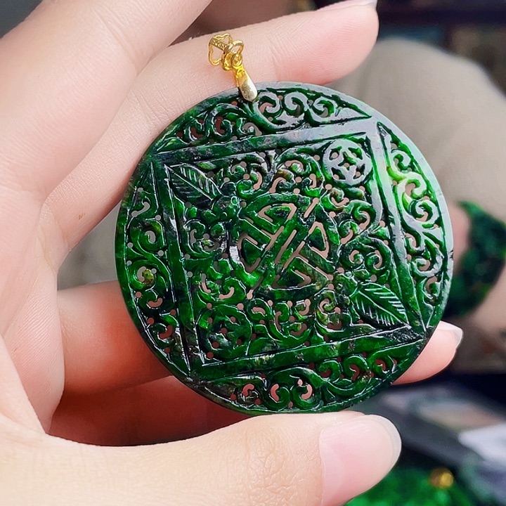 翡翠银S925镶嵌颈饰多样性