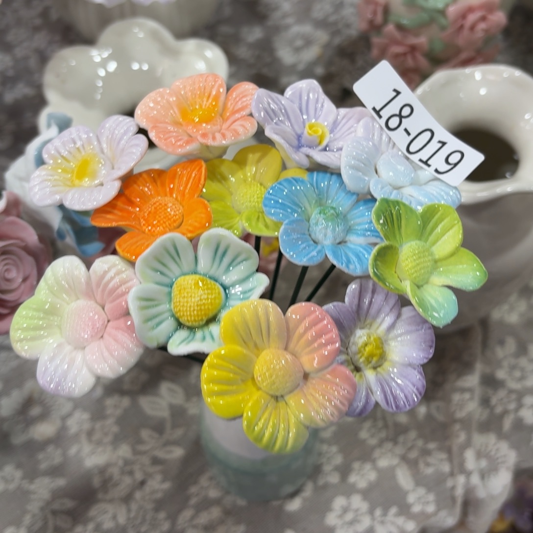 陶瓷花拍满20元发货，退款的拉黑