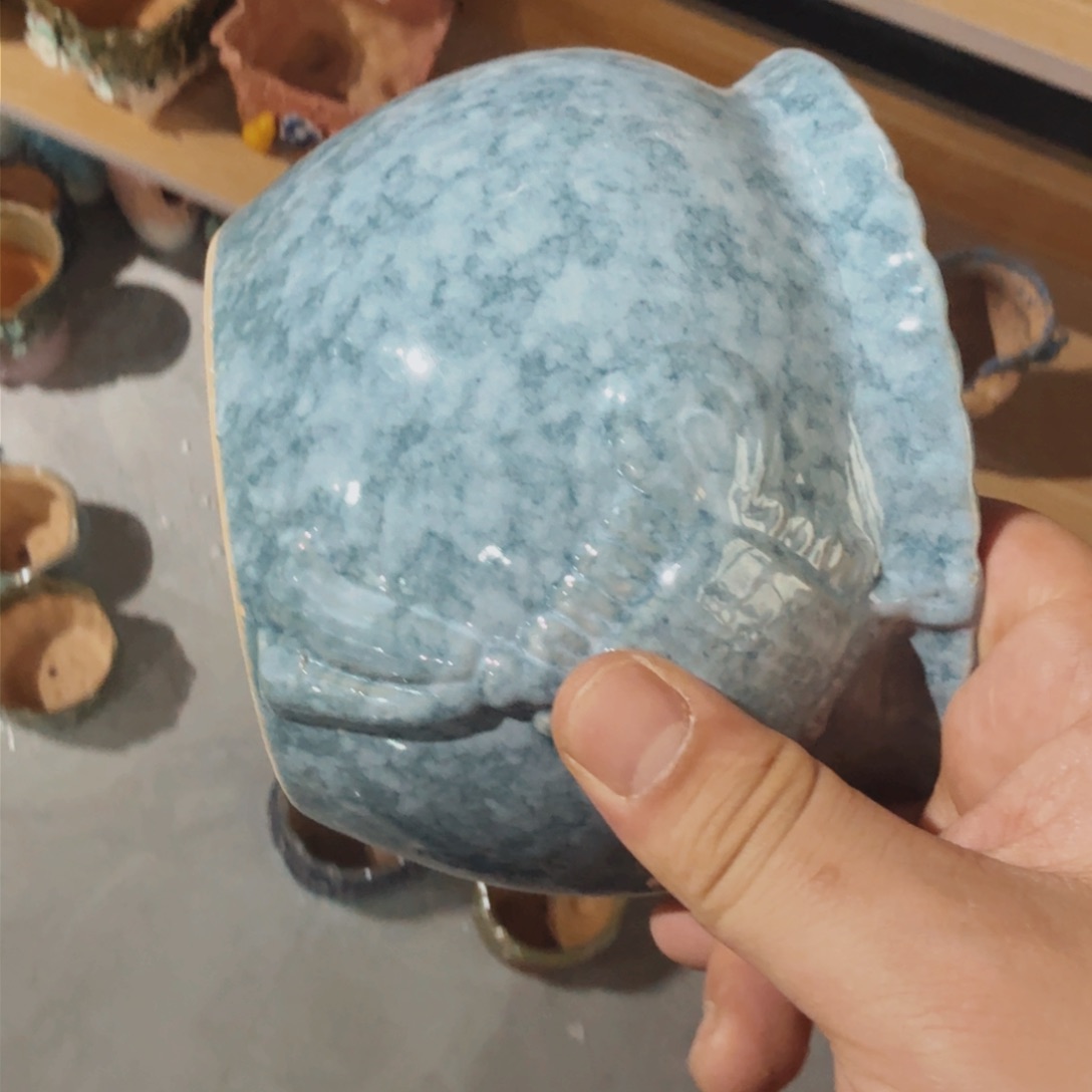 紫砂花盆粗陶盆醋