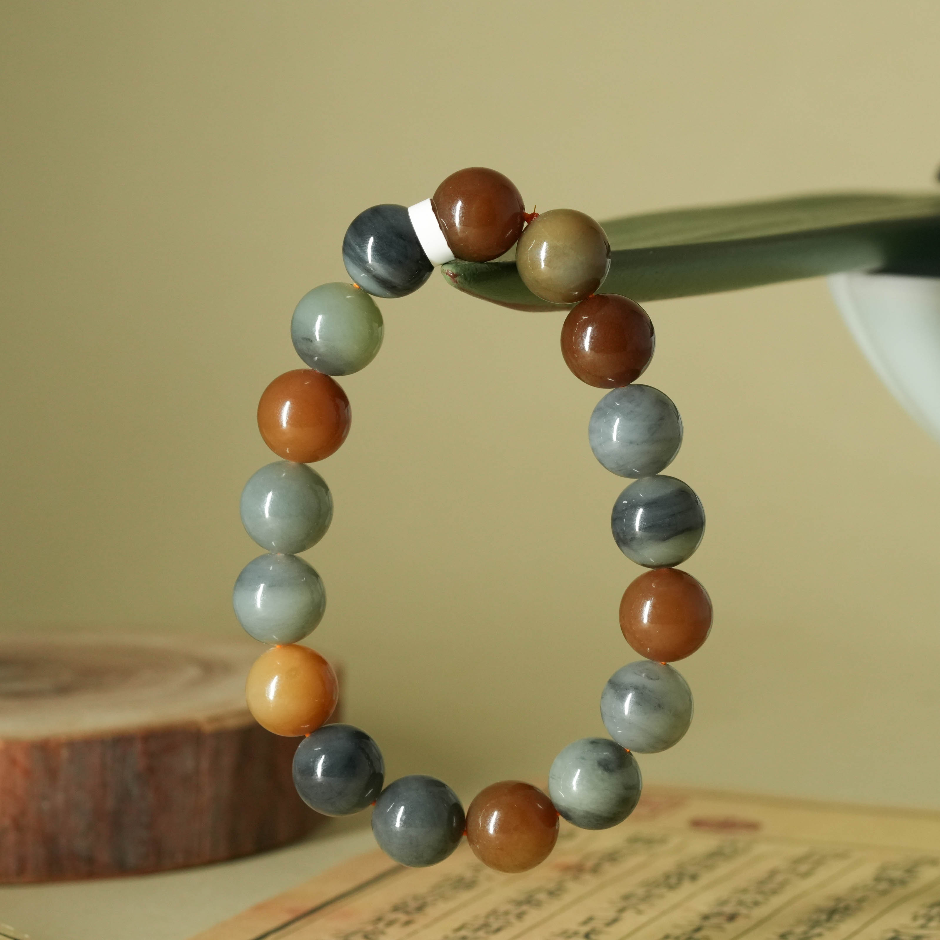 保嘉严选 Y3870 珍藏级和田玉精品多宝手串