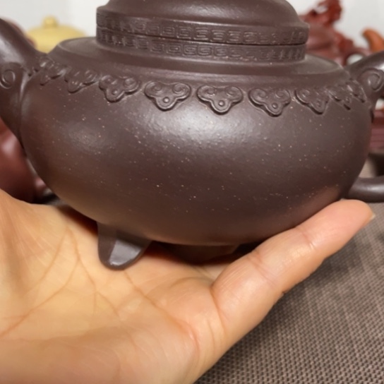 茶壶紫砂竹紫砂手工制作
