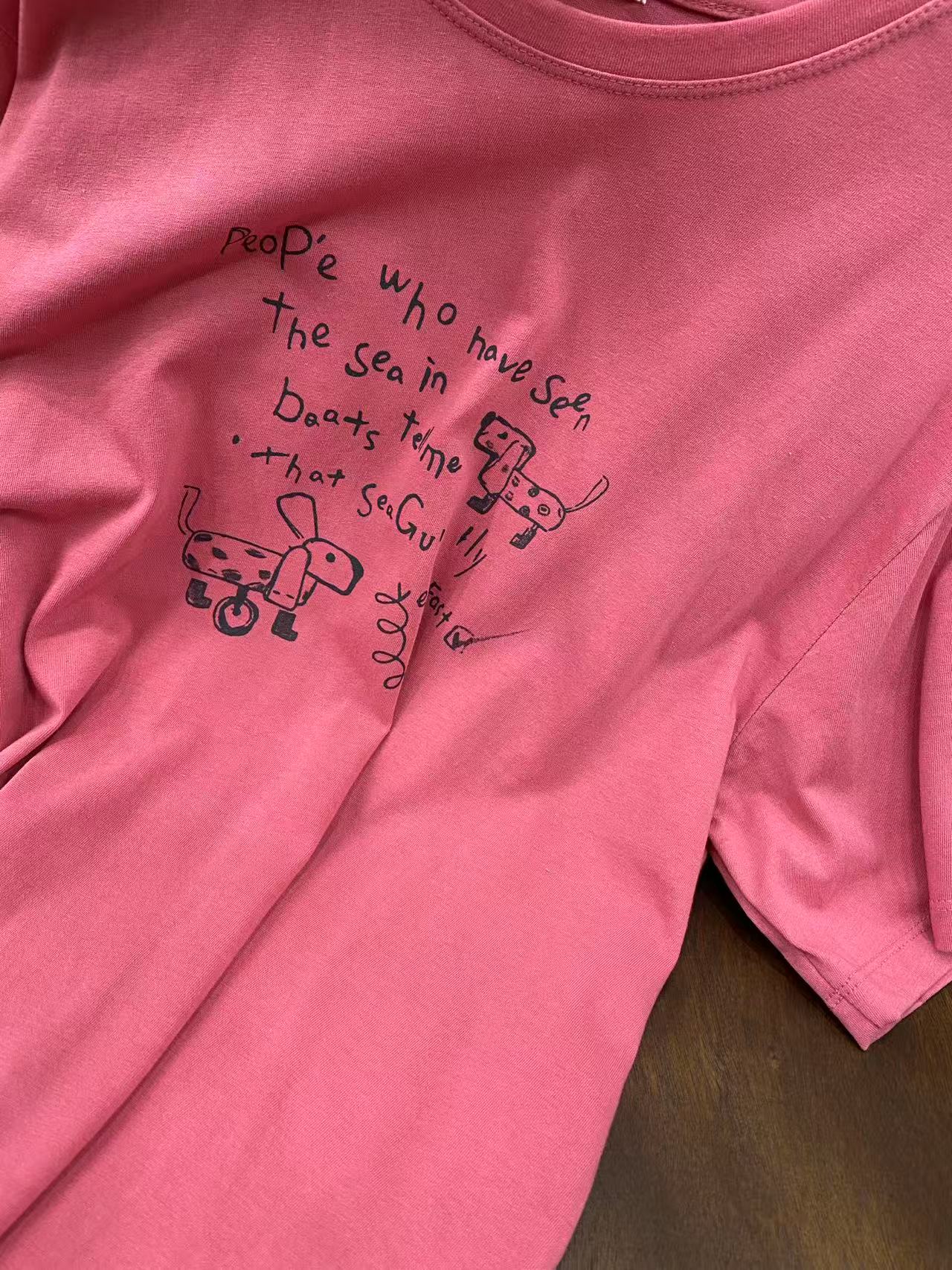 韩国正品不支持退换/TI/字母狗半袖/0703/10/11