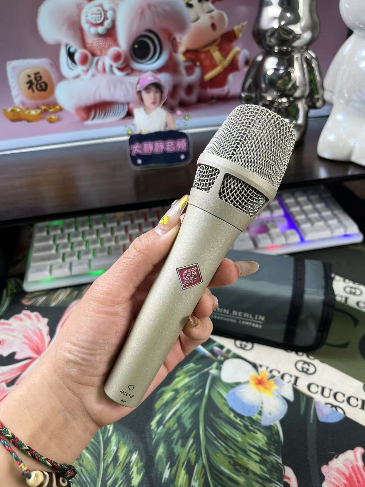 9新 Newsmy/纽曼 二手纽曼105麦克风正品无任何质量问题