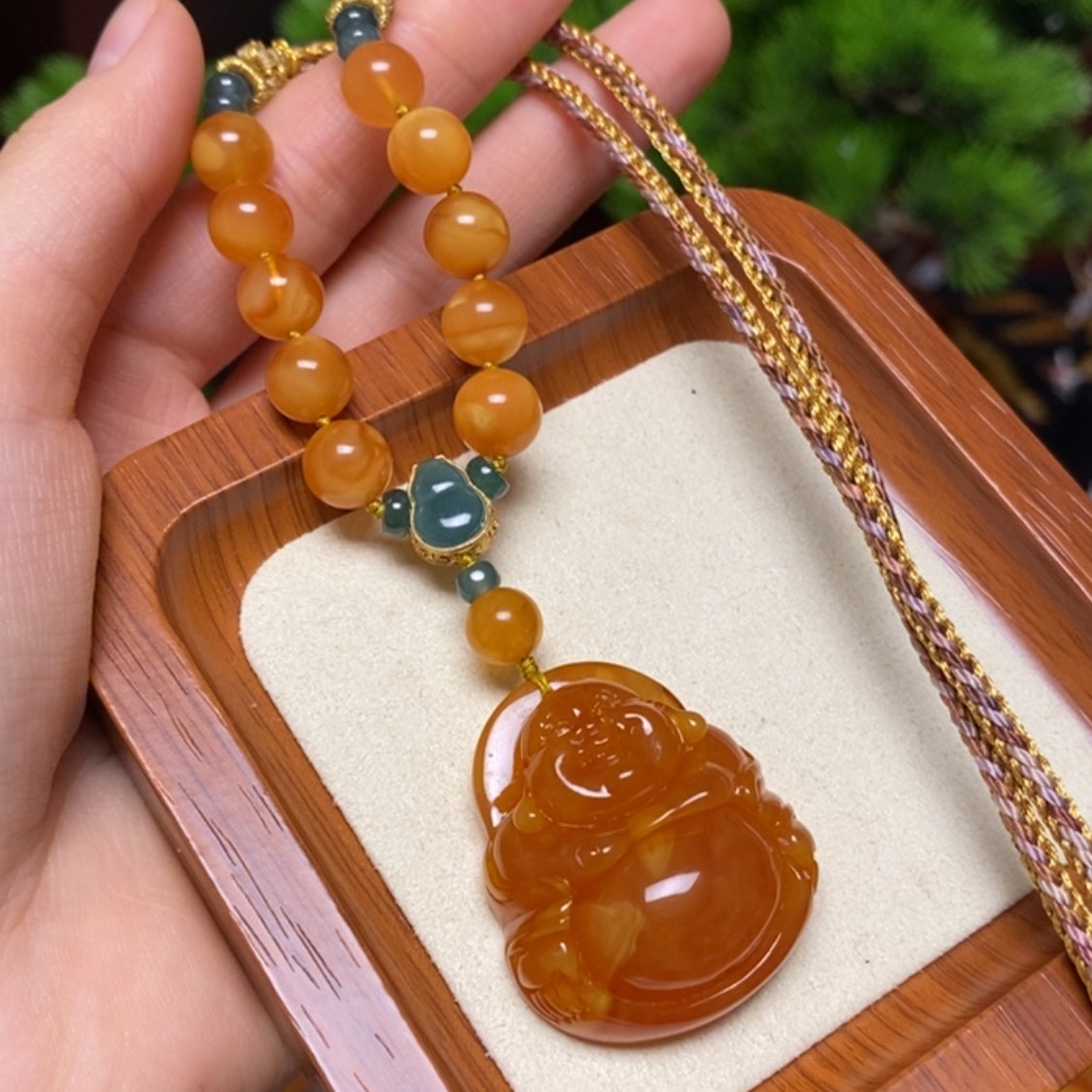 【闪购商品】蜜蜡颈饰未镶嵌项链